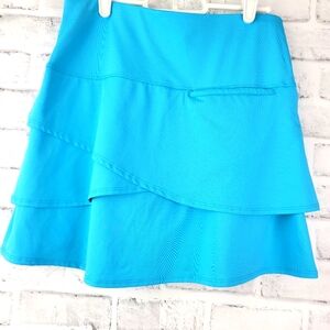 Lucky in Love Vibrant Blue Layered Skort SZ S